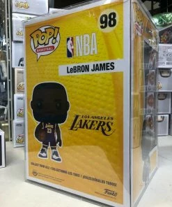 Funko POP! NBA LA Lakers LeBRON JAMES Purple Jersey 10 Inch #98 W/ Protector