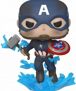 Funko POP! Marvel: Avengers Endgame CAPTAIN AMERICA Figure #573 W/ Protector