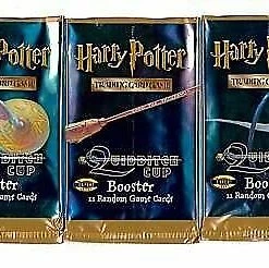Toystops Collectible Cards HARRY POTTER QUIDDITCH CUP COLLECTIBLE CARD GAME BOOSTER PACKS X3 FACTORY SEALED