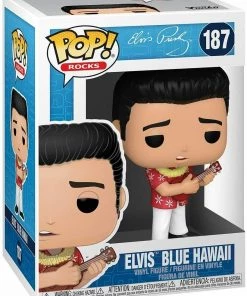 Funko Pop Rocks: Elvis Presley - Elvis Blue Hawaii Figure #40139 W/ Protector
