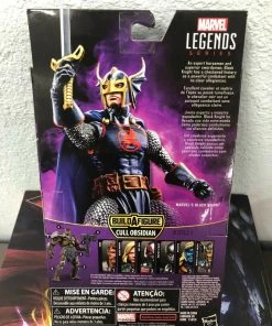 Hasbro Toys Marvel Avengers Legends Series MARVEL'S BLACK KNIGHT Figure DAMAGE BOX
