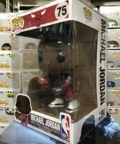 Funko Pop! Basketball: NBA Bulls MICHAEL JORDAN 10-inch Figure #75 W/ Protector