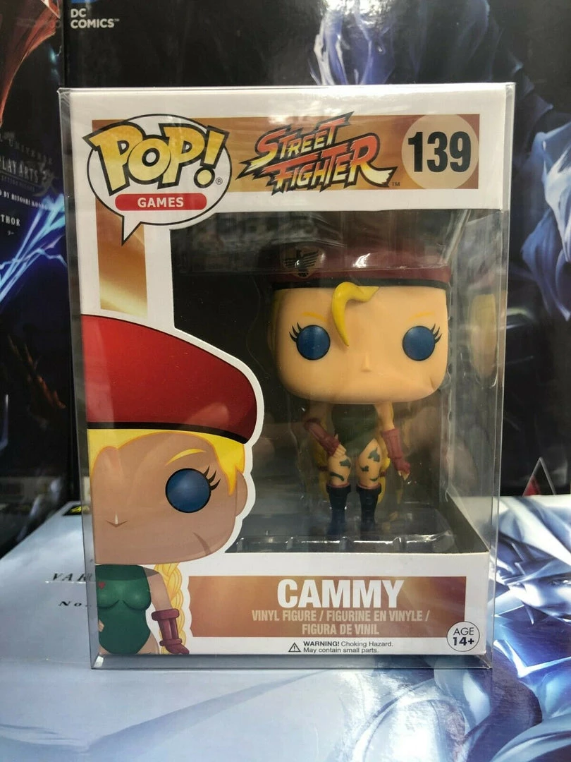 Toystops Funko POP! Games: Street Fighter CAMMY Figure #139 W/ Protector 3 Toystops Funko POP! Games: Street Fighter CAMMY Figure #139 W/ Protector