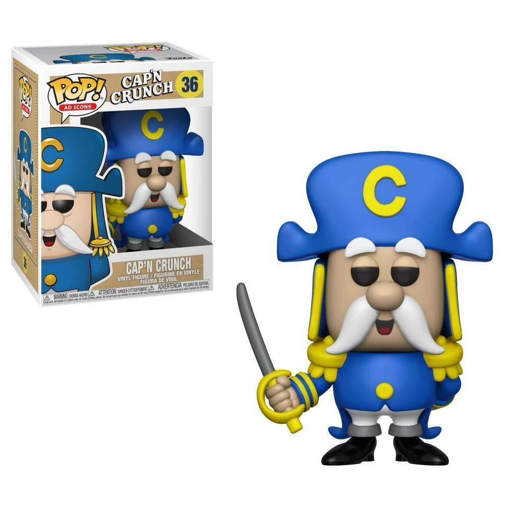 Funko Pop AD Icon Quaker Oats - Captain Crunch With Sword Vinyl Figure IN STOCK 3 Funko Pop AD Icon Quaker Oats - Captain Crunch With Sword Vinyl Figure IN STOCK