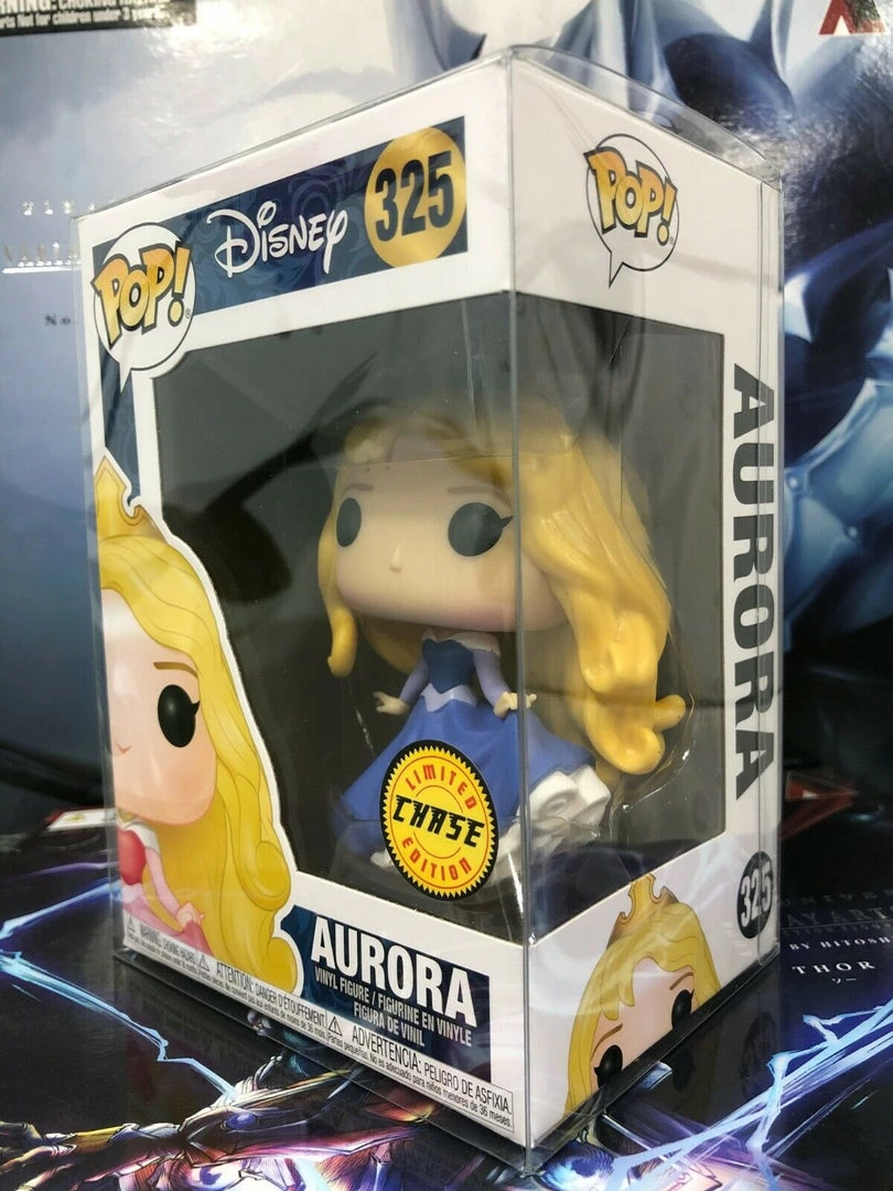 Funko POP! Disney: Princess AURORA Blue Dress CHASE Figure #325 W/ Protector 4 Funko POP! Disney: Princess AURORA Blue Dress CHASE Figure #325 W/ Protector