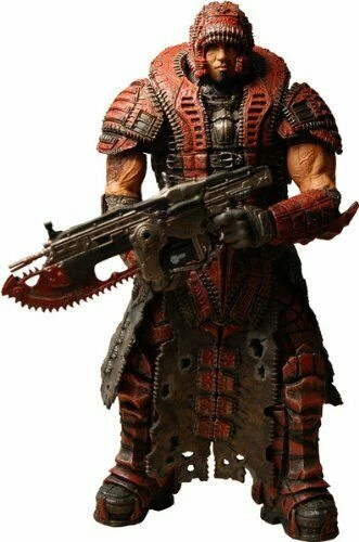 DOMINIC SANTIAGO THERON DISGUISE Gears Of War 2 Video Game 7" Figure Neca 2009 5 DOMINIC SANTIAGO THERON DISGUISE Gears Of War 2 Video Game 7" Figure Neca 2009