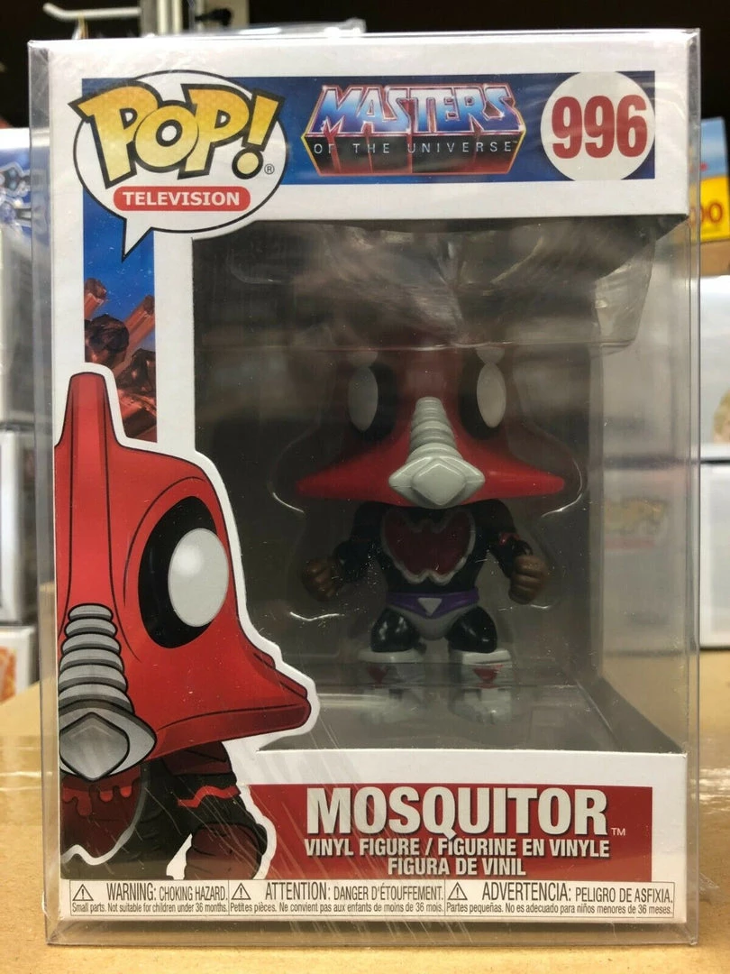 FUNKO POP! Masters Of The Universe - Mosquitor Figure #996 W/ Protector 3 FUNKO POP! Masters Of The Universe - Mosquitor Figure #996 W/ Protector