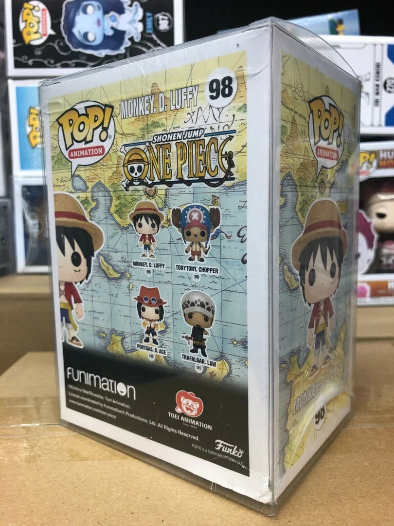 Funko Pop! Anime: One Piece LUFFY Figure #98 W/ Protector 5 Funko Pop! Anime: One Piece LUFFY Figure #98 W/ Protector