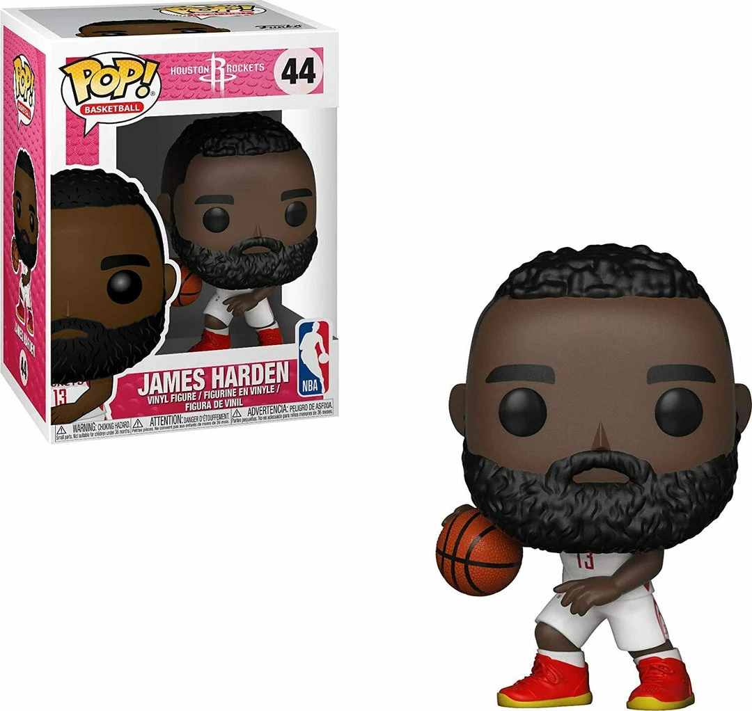 Funko POP! NBA Houston Rockets JAMES HARDEN Figure #44 W/ Protector 8 Funko POP! NBA Houston Rockets JAMES HARDEN Figure #44 W/ Protector