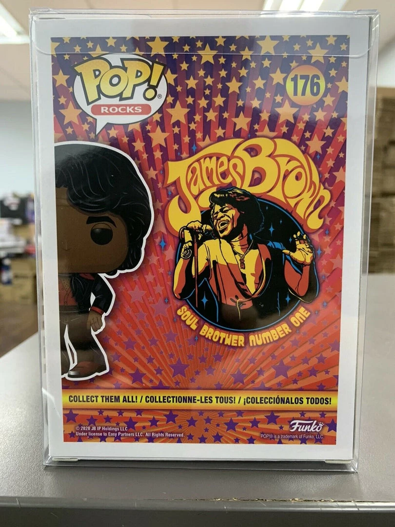 Funko Pop! James Brown Vinyl Bobble Toy Figure #176 W/ Protector - IN STOCK 4 Funko Pop! James Brown Vinyl Bobble Toy Figure #176 W/ Protector - IN STOCK