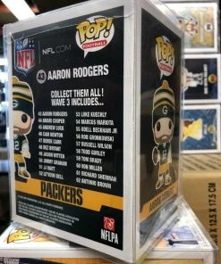 Funko! Funko Pop! NFL Packers AARON RODGERS Figure #43 W/ Protector