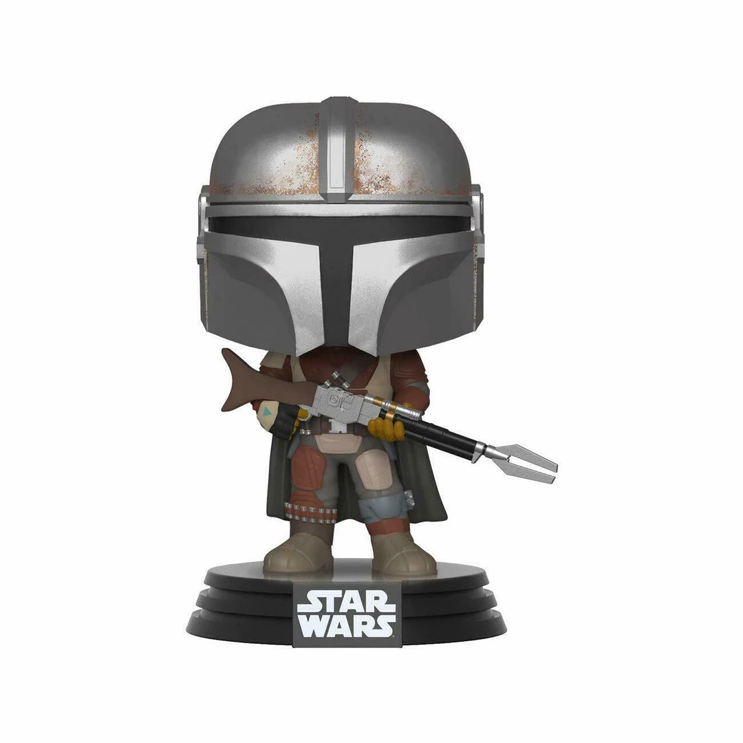 Funko POP! Star Wars: The Mandalorian THE MANDALORIAN Figure #326 W/ Protector 4 Funko POP! Star Wars: The Mandalorian THE MANDALORIAN Figure #326 W/ Protector
