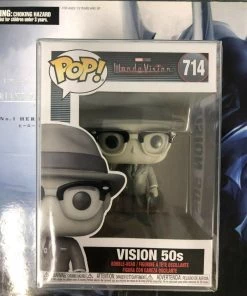 Funko POP! Marvel Studios: Wanda Vision VISION 50s Figure #714 W/ Protector