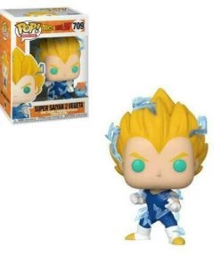 Funko POP! Dragonball Z SUPER SAIYAN 2 VEGETA PX Previews #709 DAMAGE BAOX
