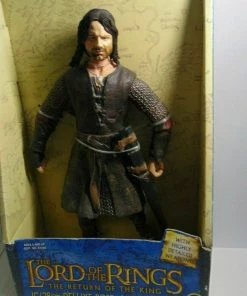 ToyBiz Lord Of The Rings Return Of The King - ARAGORN 11" Deluxe Poseable Figure NEW