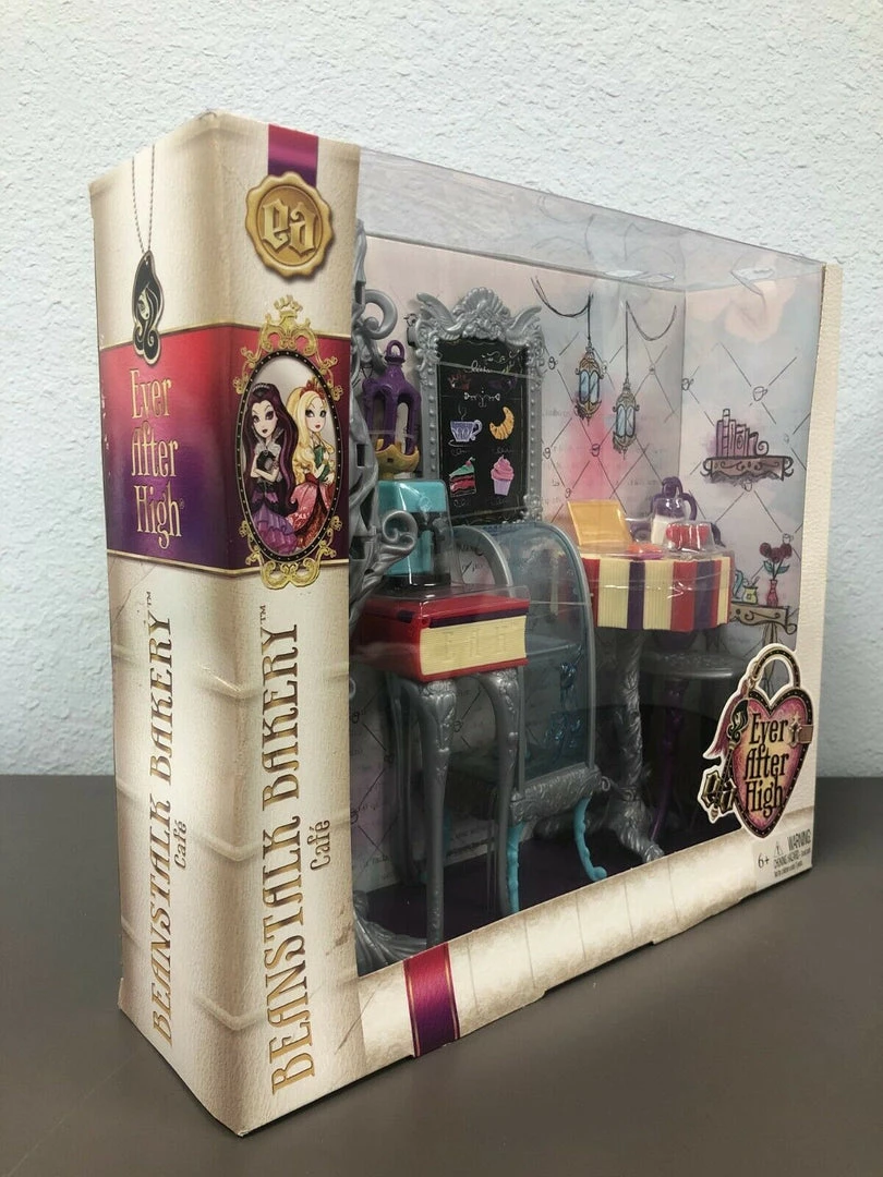 Mattel Dolls Ever After High Beanstalk Bakery Cafe Set DAMAGE BOX 8 Mattel Dolls Ever After High Beanstalk Bakery Cafe Set DAMAGE BOX