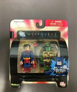 DC Direct Minimates Series 2 Battle Damaged SUPERMAN Vs BRAINIAC 13 Mini Figures
