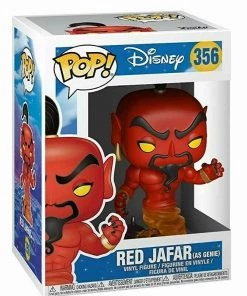 Funko POP! Disney RED JAFAR As Genie Figure #356 DAMAGE BOX