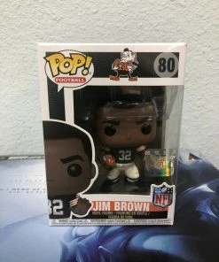 Funko POP! NFL JIM BROWN Figure #80 W/ Protector