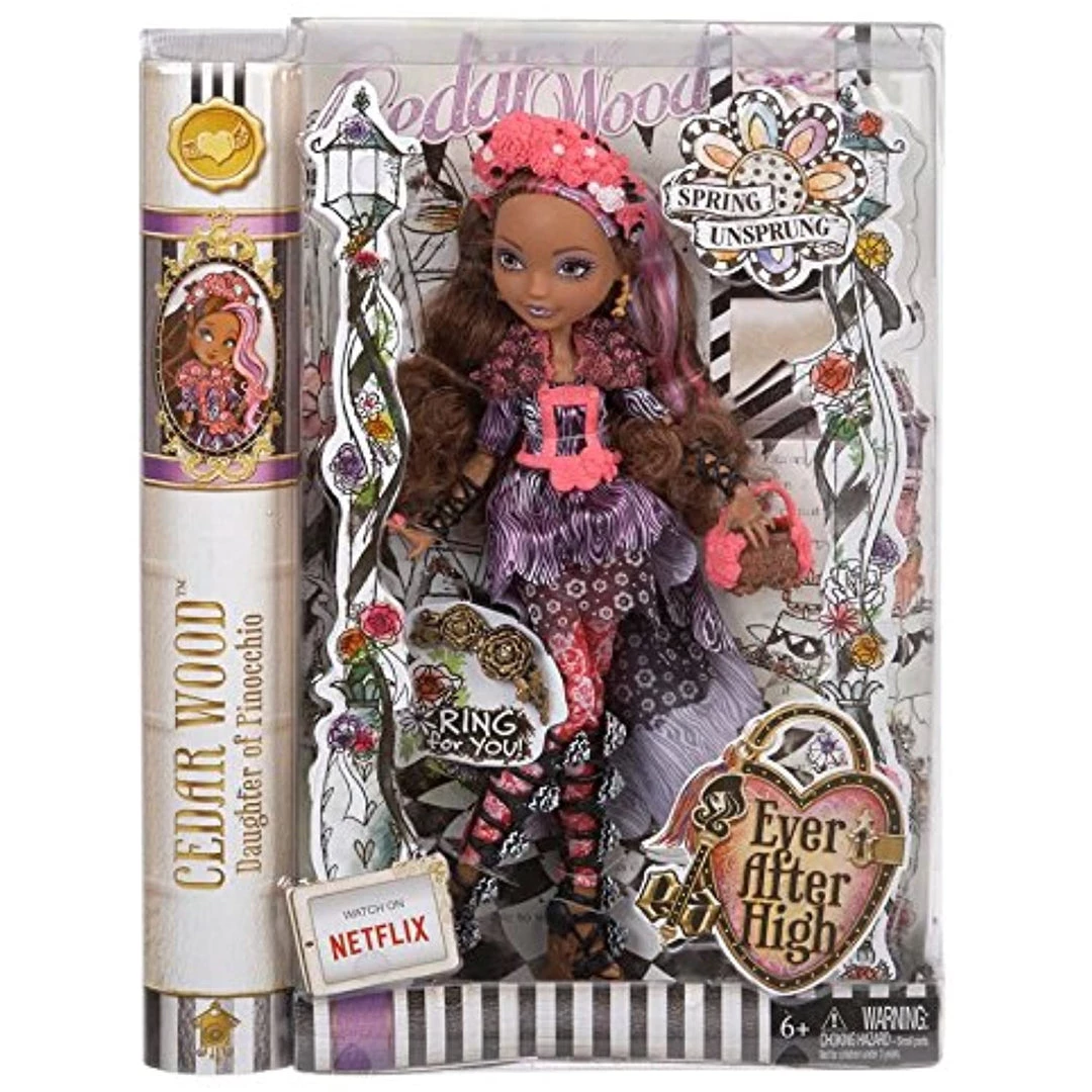 Dolls MATTEL EVER AFTER HIGH SPRING UNSPRUNG CEDAR WOOD DOLL NEW 9 Dolls MATTEL EVER AFTER HIGH SPRING UNSPRUNG CEDAR WOOD DOLL NEW