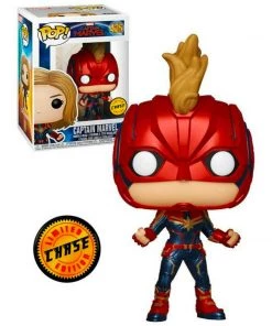 FUNKO POP! CAPTAIN MARVEL #425 CHASE LIMITED EDITION MASKED IN HAND!!
