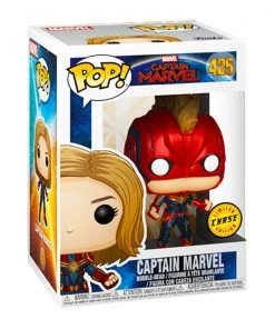 FUNKO POP! CAPTAIN MARVEL #425 CHASE LIMITED EDITION MASKED IN HAND!!