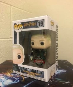 Funko POP! Harry Potter: Quidditch Draco Malfoy Figure SPECIAL ED W/ Protector