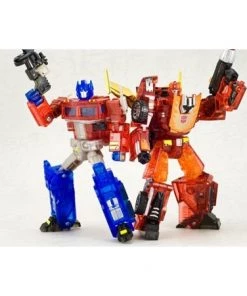 Unbranded Transformers: Sons Of Cybertron Henkei Crystal Clear Optimus Prime & Rodimus 2010 Exclusive
