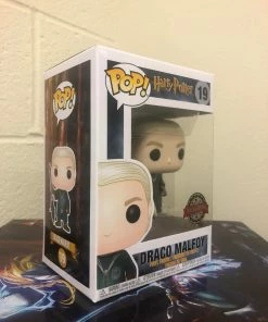 Funko POP! Harry Potter: Quidditch Draco Malfoy Figure SPECIAL ED W/ Protector